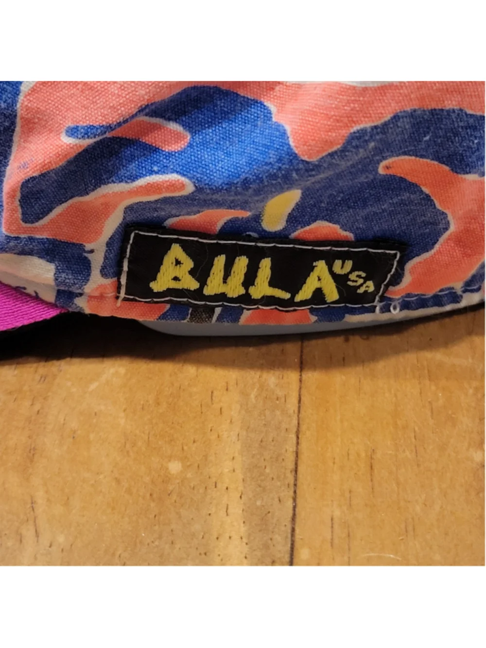 Vintage Bula 90s Lake River Floating Hat One Size Foam Brim Multicolor Print - Picture 4 of 11